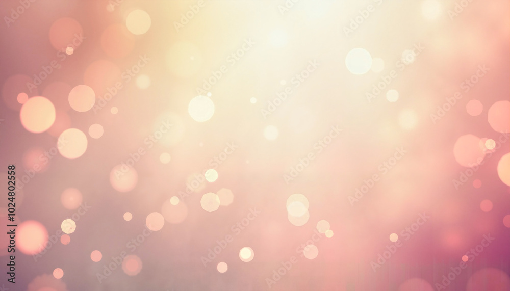 Soft pink bokeh background with glowing light effects Soft pink bokeh background with glowing light effects