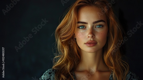 Wallpaper Mural Polish Woman in Chic Contemporary Fashion Torontodigital.ca