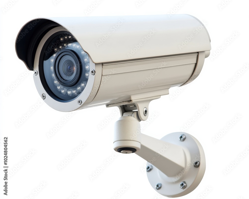 Security Camera Isolated. Surveillance CCTV for White Video Equipment System Security Camera Isolated. Surveillance CCTV for White Video Equipment System