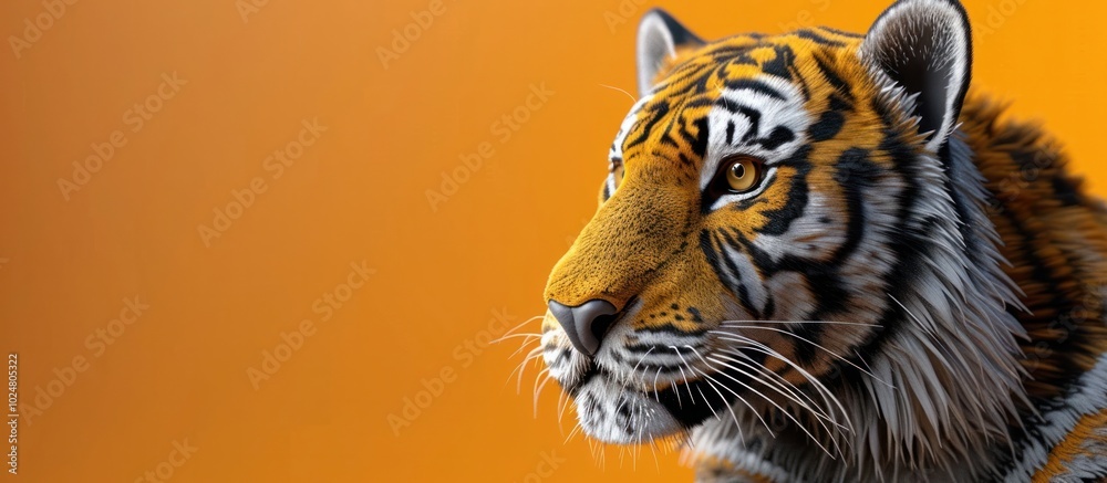 Breathtaking close up portrait of a powerful and majestic Bengal tiger staring intently showcasing the fierce regal beauty of this apex predator in its natural habitat Breathtaking close up portrait of a powerful and majestic Bengal tiger staring intently showcasing the fierce regal beauty of this apex predator in its natural habitat