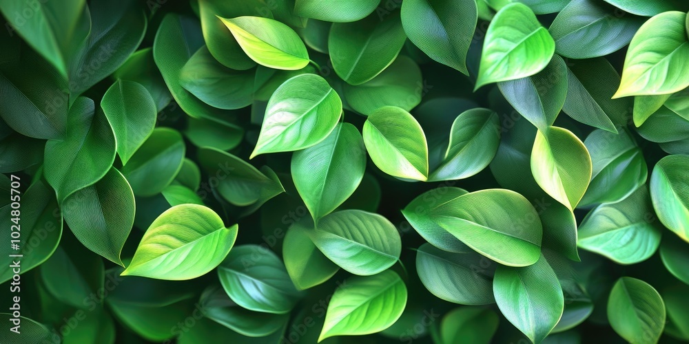 Lush green plant displaying vibrant foliage, Vibrant green foliage on a lush plant Lush green plant displaying vibrant foliage, Vibrant green foliage on a lush plant