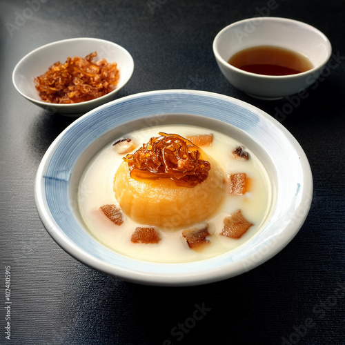 Fluffy Egg White with Dried Scallop photo