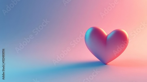 Vibrant Heart: A Captivating Reflection of Love and Emotion