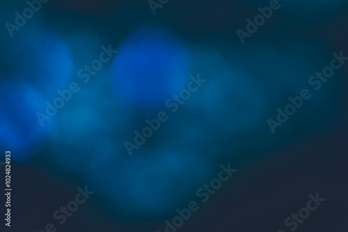 arrière plan graphique avec des billes de bokeh bleue, ressource graphique pour arrière plan, billes de bokeh nuancé autour du bleu  pour fête