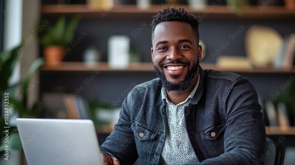 Confident Professional Man in Modern Office Confident Professional Man in Modern Office