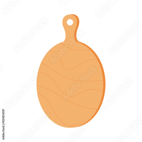 wooden cutting board vector