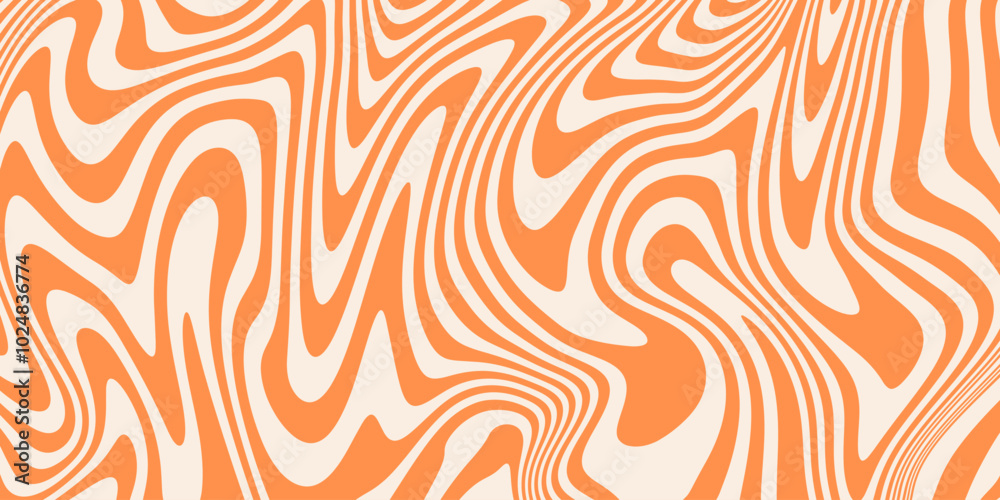 Abstract Stripped Texture Vector Design. Psychedelic Wavy Abstract Background. Groovy Y2k Pattern. Abstract Stripped Texture Vector Design. Psychedelic Wavy Abstract Background. Groovy Y2k Pattern.