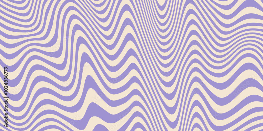 Groovy Hippie Wave Line Pattern. Psychedelic Y2k Abstract Geometric Stripped Texture. Groovy Hippie Wave Line Pattern. Psychedelic Y2k Abstract Geometric Stripped Texture.