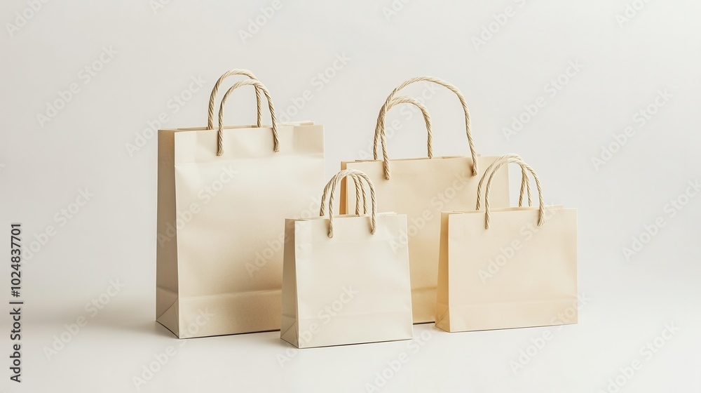 Beige Shopping Bags in Multiple Sizes for Retail and Packaging
Beige Shopping Bags in Multiple Sizes for Retail and Packaging