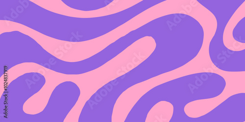 Psychedelic trippy y2k retro background vector design. Groovy abstract hippie pattern. Cool geometric wave texture.