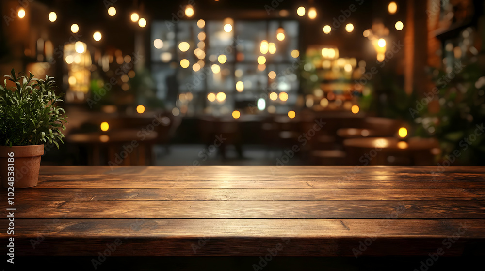 Cozy bar setting with warm lighting and a wooden table. Cozy bar setting with warm lighting and a wooden table.