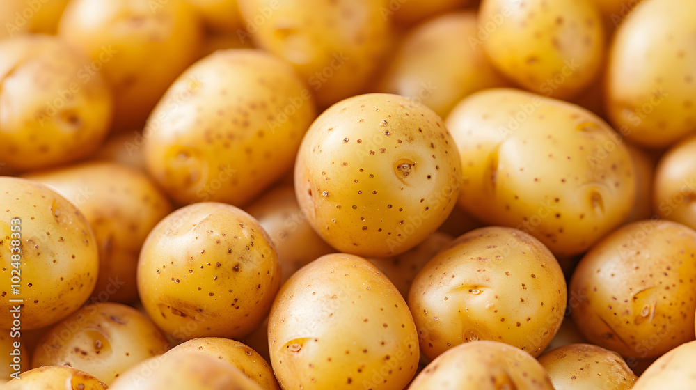 Fresh Pile of Potatoes – Healthy Root Vegetables for Cooking and Nutrition Fresh Pile of Potatoes – Healthy Root Vegetables for Cooking and Nutrition
