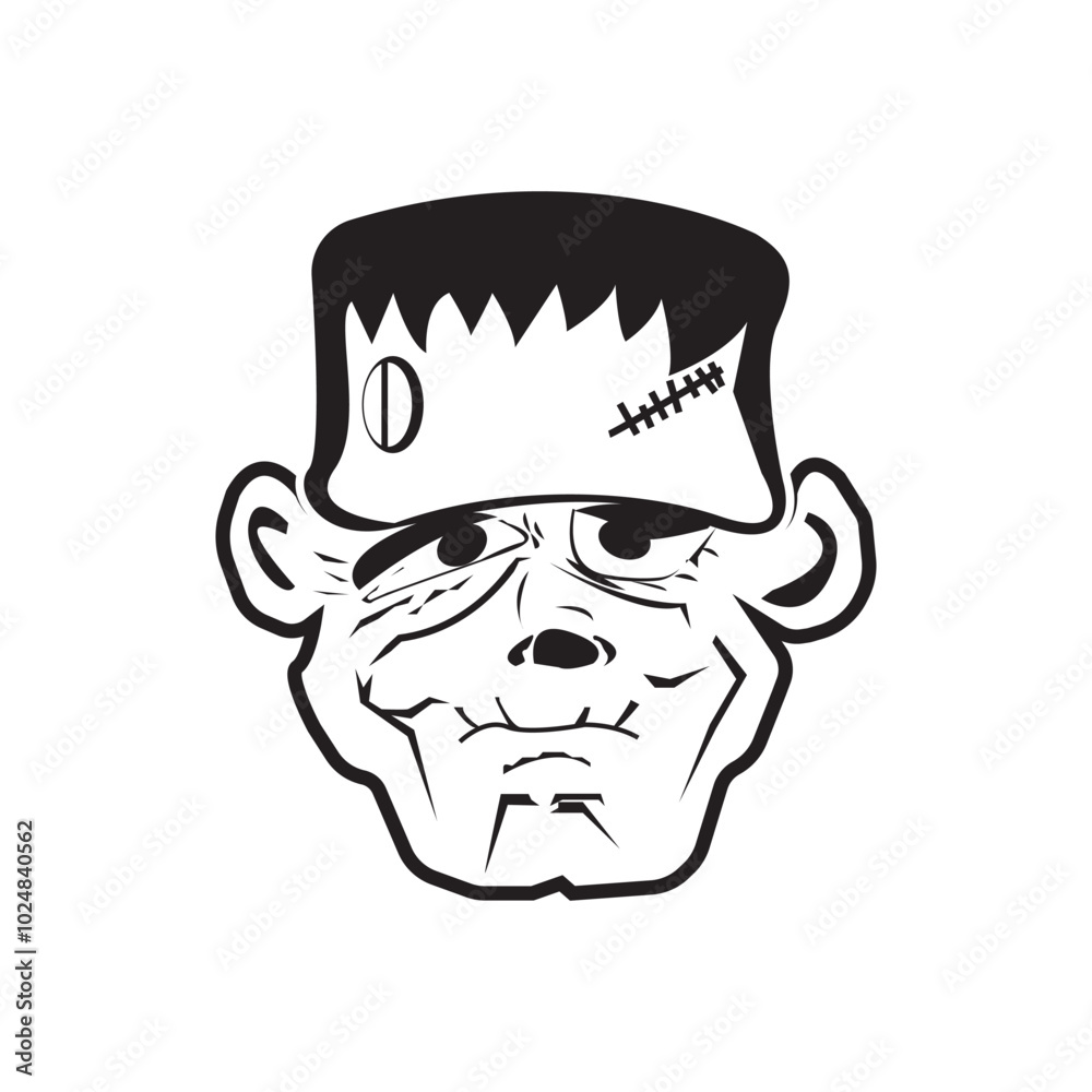 SCARY CHARACTER SILHOUETTE ICON SCARY CHARACTER SILHOUETTE ICON