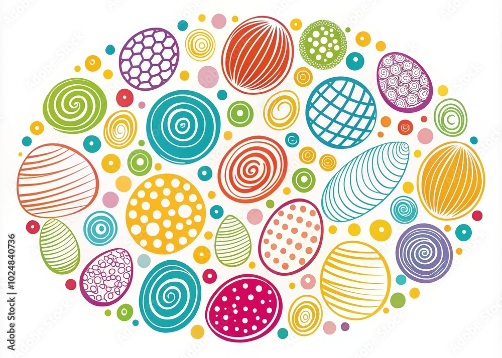 Hand-Drawn Oval Line Set - Doodle Circles and Ovals for Design Elements Hand-Drawn Oval Line Set - Doodle Circles and Ovals for Design Elements