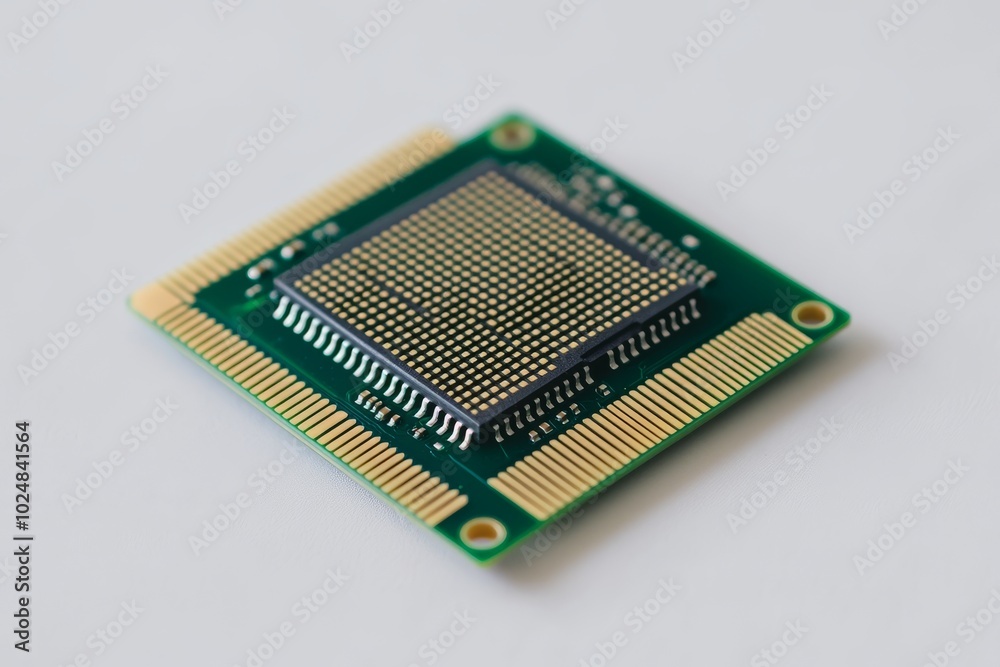 CP - Central processing unit - isolated on white background with 2 CPUs and 2 sockets