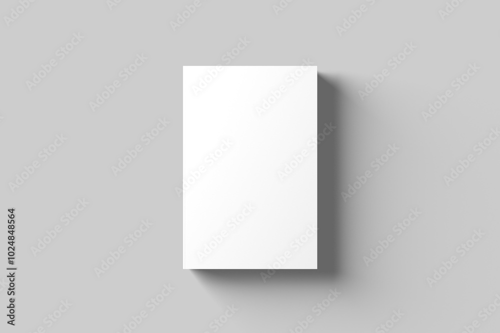 Hard Cover Book Mockup on Grey Background Hard Cover Book Mockup on Grey Background