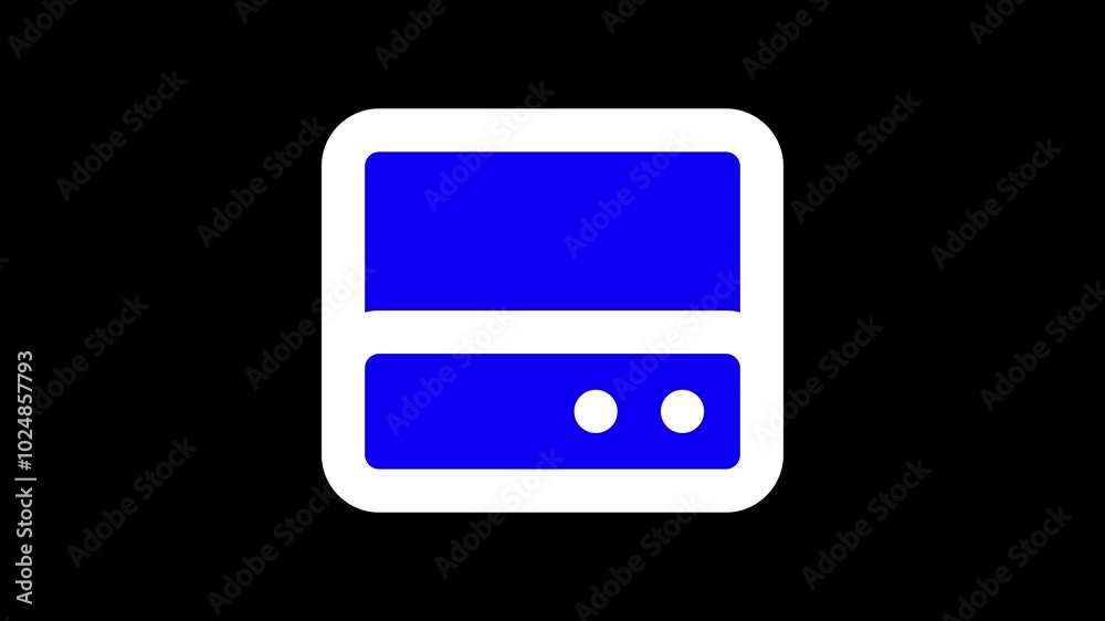 Simple icon flat design animation. Simple icon flat design animation.