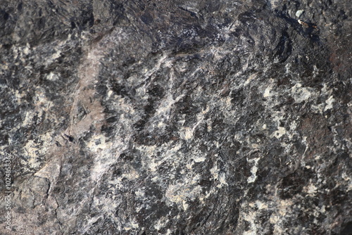 surface structure of chromite  rock