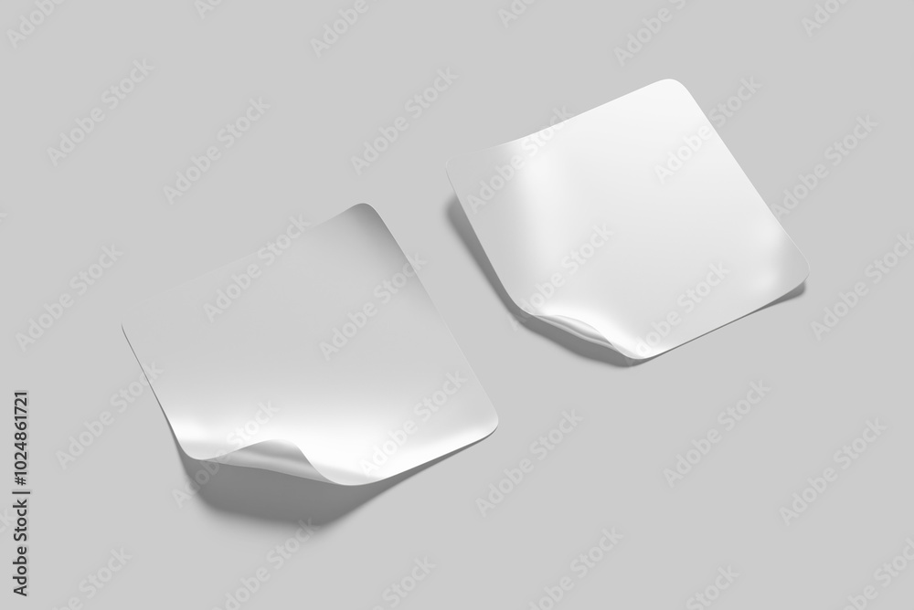 Sticker Blank Mockup Sticker Blank Mockup