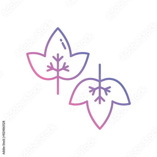 Ivy vector icons stock illustration