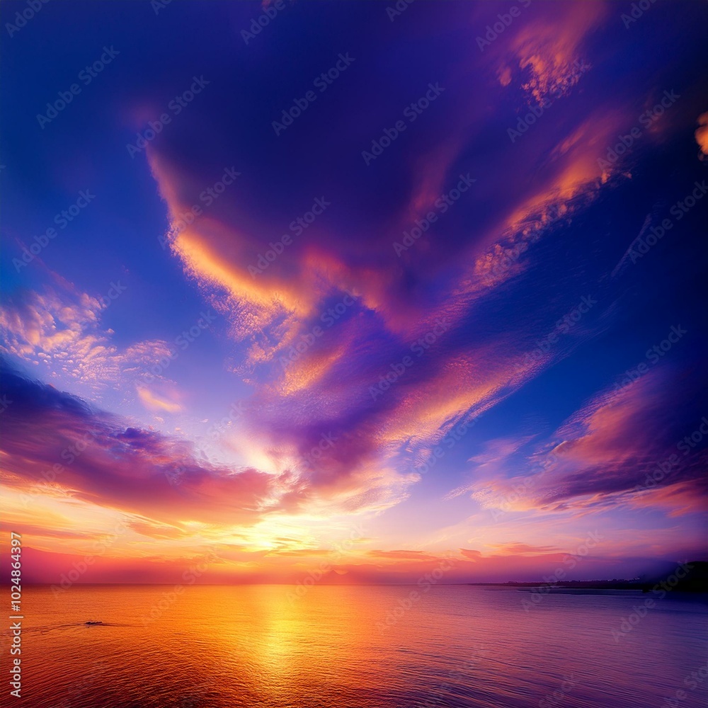 the morning sky looks like a bright golden and blue purple sky the morning sky looks like a bright golden and blue purple sky