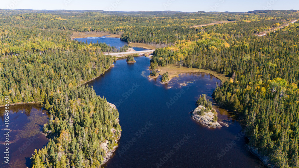 Fototapeta premium Fall in Northern Ontario, Canada