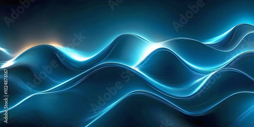 abstract blue background, ai generated.