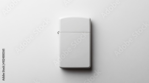 A white lighter isolated on a white background. (1)