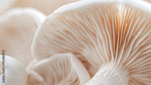 Close-Up of Mushroom Gills | Detailed View of Fungal Anatomy in Nature