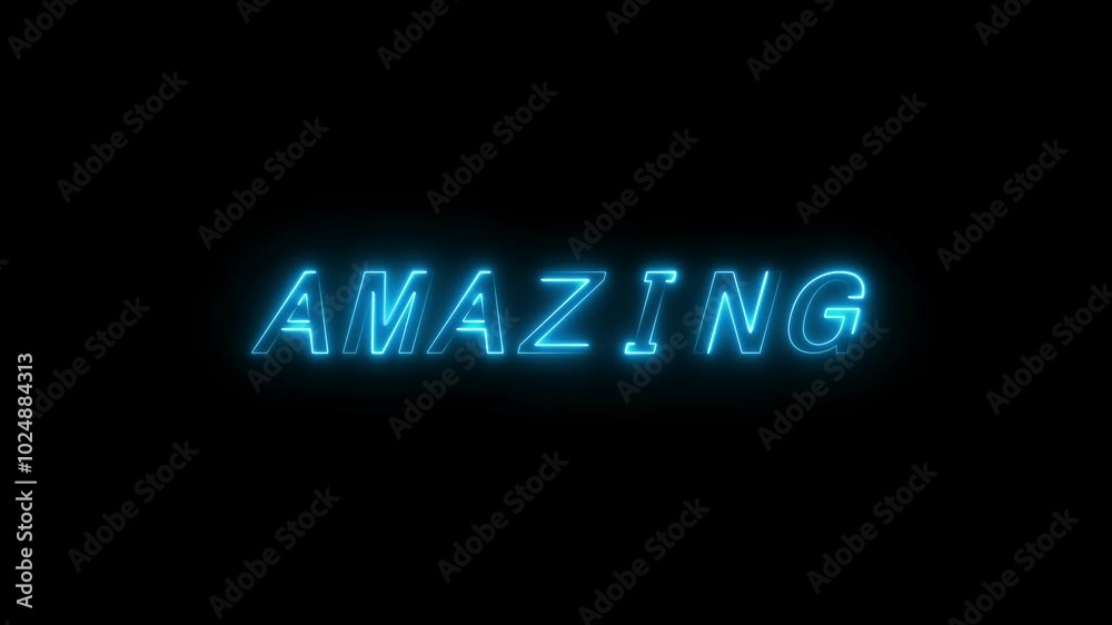 Glowing Neon Text. Glowing Neon Text.