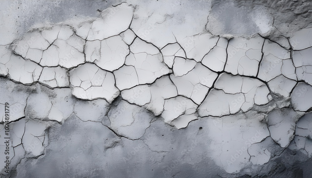 Cracked and Peeling Paint Soil Texture. Concept for Deterioration, Age, or Drought-Themed Projects in Architecture or Environmental Design Cracked and Peeling Paint Soil Texture. Concept for Deterioration, Age, or Drought-Themed Projects in Architecture or Environmental Design