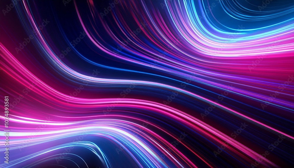 fast moving neon light trails in pink purple and blue hues curving and twisting over a dark surface dynamic and vibrant abstract background suggesting speed and modernity fast moving neon light trails in pink purple and blue hues curving and twisting over a dark surface dynamic and vibrant abstract background suggesting speed and modernity