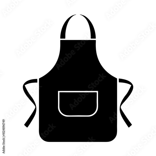  Black Kitchen Apron Vector Design for Culinary and Baking Themes