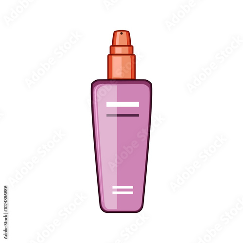 moisture hair serum cartoon. volume silk, gloss revive, protect softness moisture hair serum sign. isolated symbol vector illustration