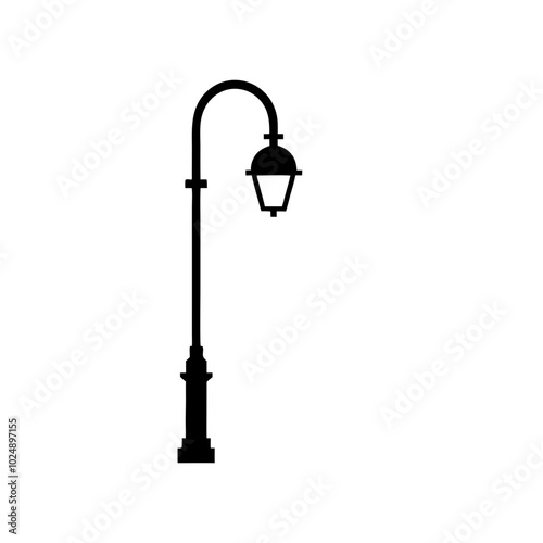  Vintage Street Lamp Illustration for Urban Design and Decoration Projects
