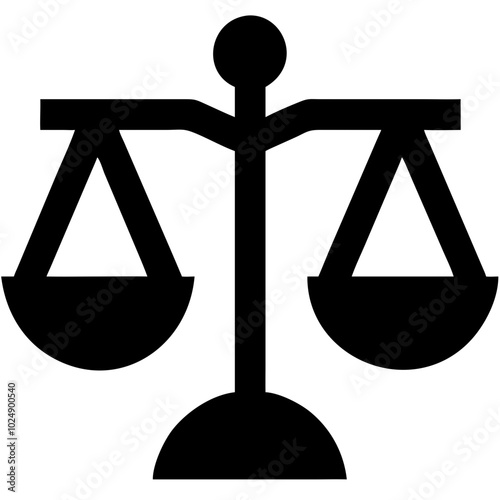  Legal Justice Balance Scale Symbol Vector for Law and Order Concepts