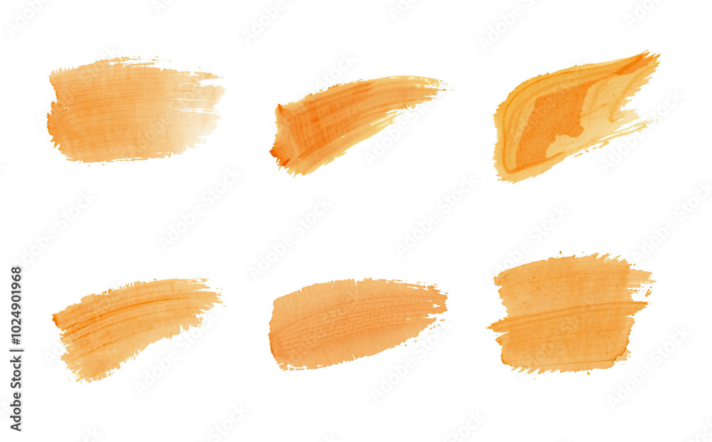 brush stroke set, isolated on white, stroke and plus, stylized paint brush stroke set, isolated on white, stroke and plus, stylized paint
