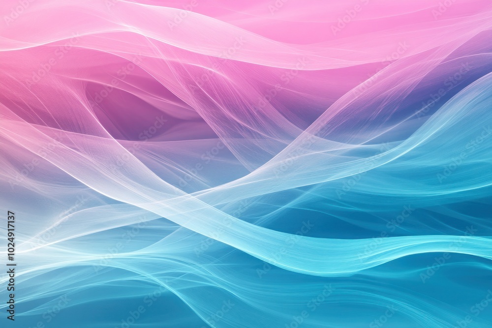 Abstract Vibrant Waves in Colorful Composition Abstract Vibrant Waves in Colorful Composition