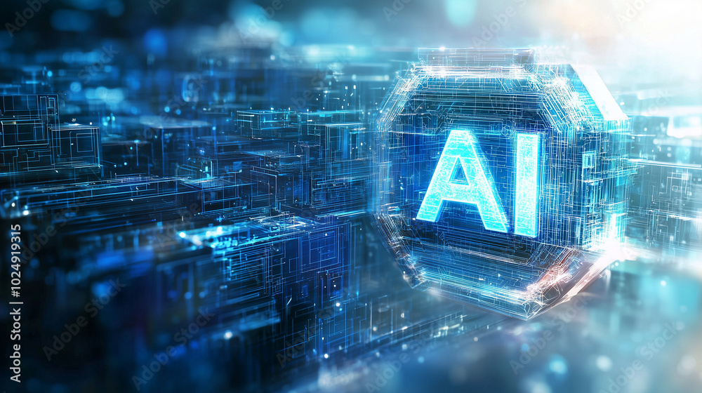 Technology background Artificial Intelligence. AI concept, AI help and tools. Copy space. Technology background Artificial Intelligence. AI concept, AI help and tools. Copy space.