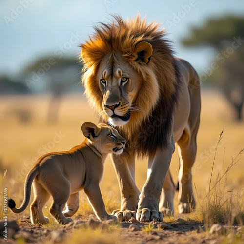 Wallpaper Mural El líder de la manada Torontodigital.ca