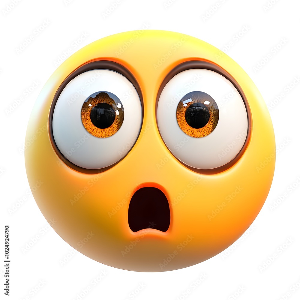 An eye-rolling emoji with exaggerated, wide eyes An eye-rolling emoji with exaggerated, wide eyes