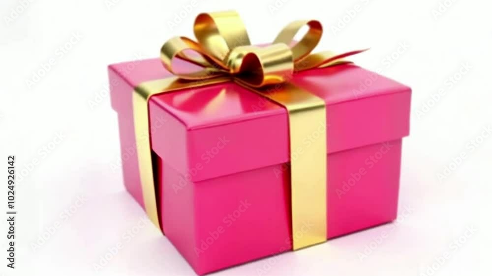 pink gift box with ribbon pink gift box with ribbon