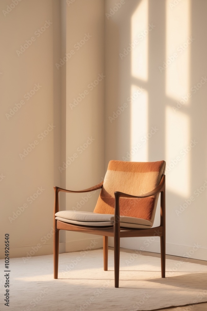 Bohemian loft with designer chair for retail display. Bohemian loft with designer chair for retail display.
