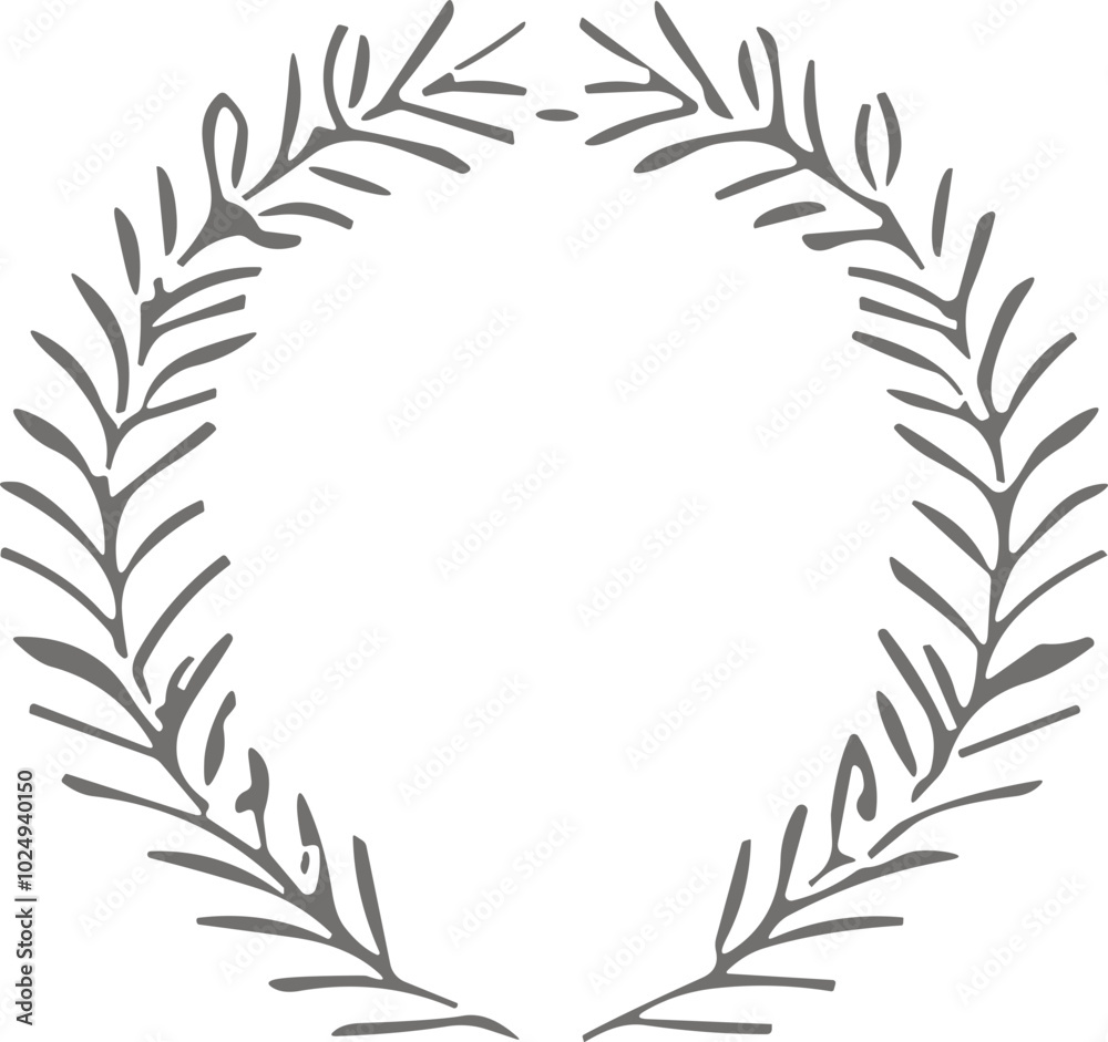 Naklejka premium 월계수