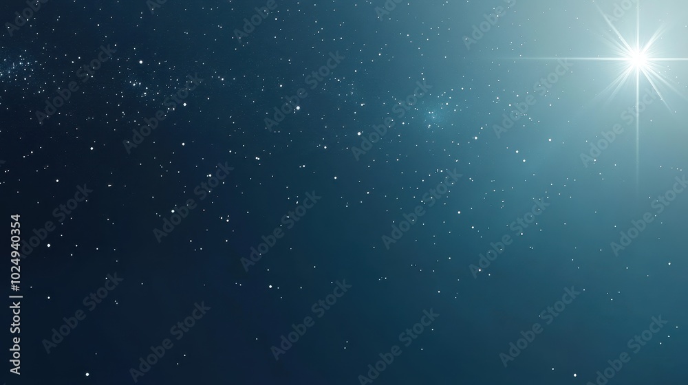 Celestial Glow: A Starry Night Sky Illuminated by Distant Twinkling Stars Celestial Glow: A Starry Night Sky Illuminated by Distant Twinkling Stars