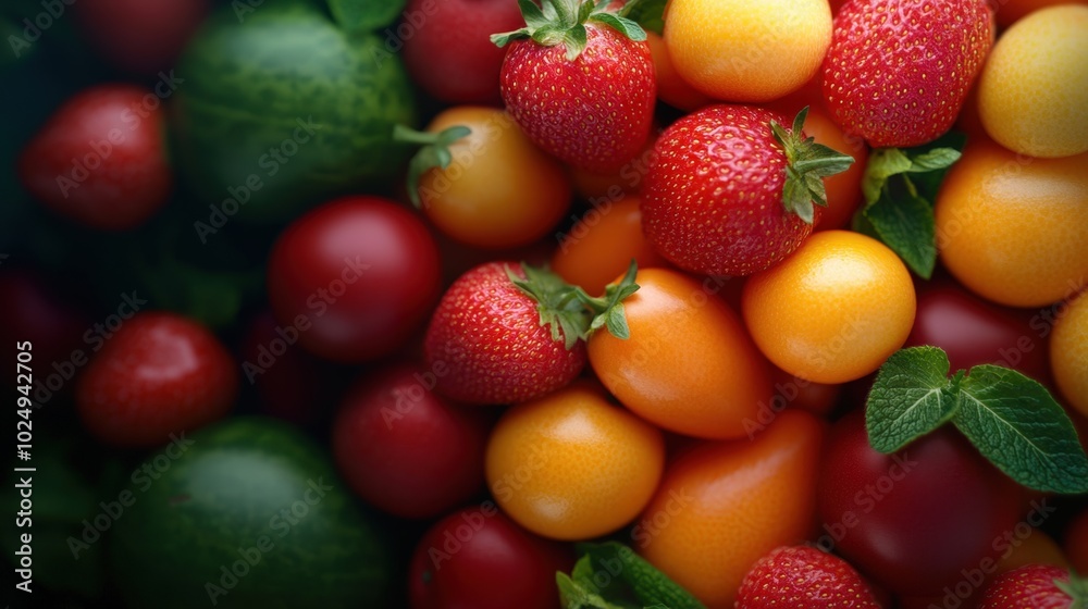 Vibrant Assortment of Fresh Fruits Vibrant Assortment of Fresh Fruits