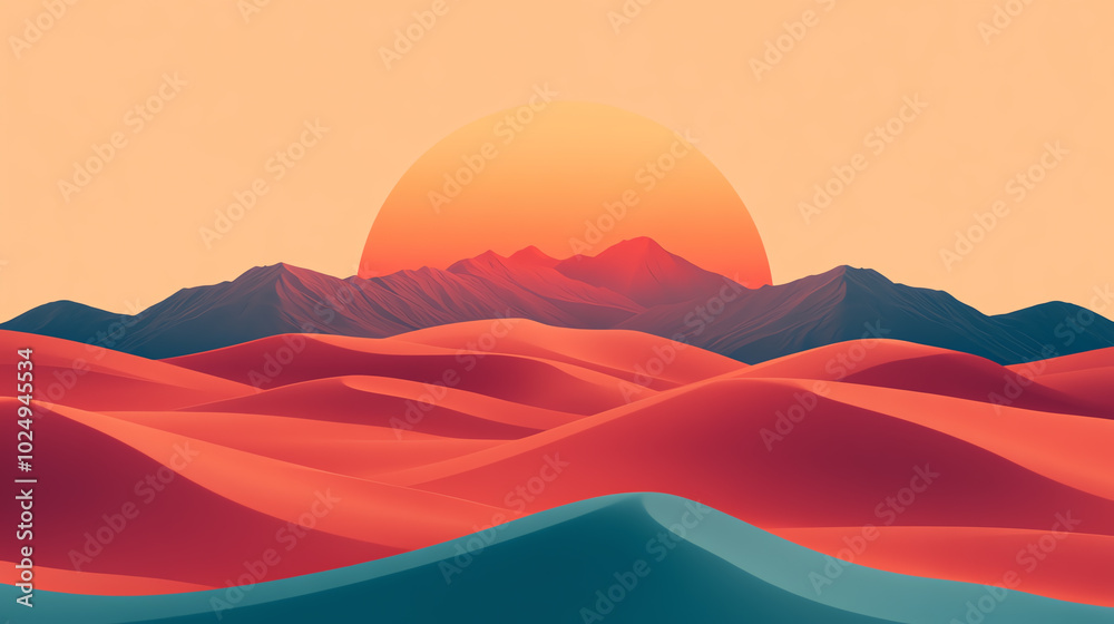 A serene and colorful landscape featuring rolling hills and a vibrant sunset, creating a calming atmosphere and stunning visuals. A serene and colorful landscape featuring rolling hills and a vibrant sunset, creating a calming atmosphere and stunning visuals.