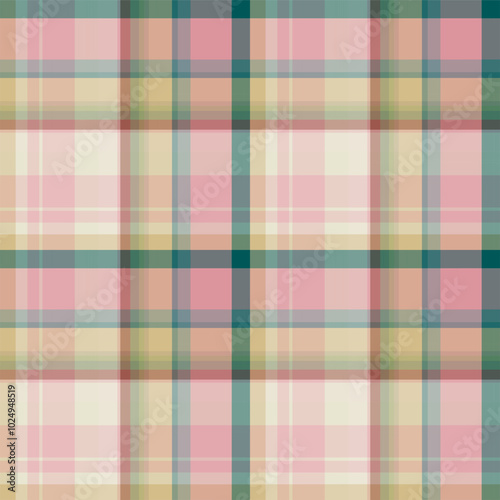 Seamless retro colorful striped plaid pattern design. for plaid, fabric, carpet, rug, textile, clothes, table, weaving, dress, shirt, clothing. Vector drawing