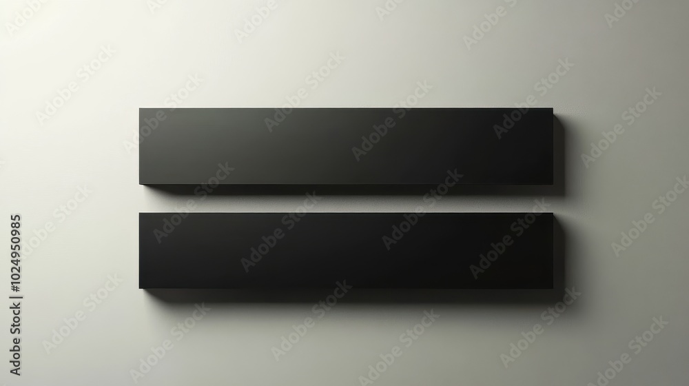 Minimalist Black Boxes on a Light Background Minimalist Black Boxes on a Light Background