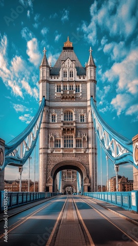 Tower Bridge stands majestically under a bright sky, inviting visitors to explore its beauty